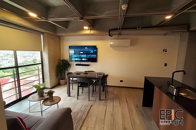 Epic Suite 414 Industrial Loft•2Hab+2Baños•Airport