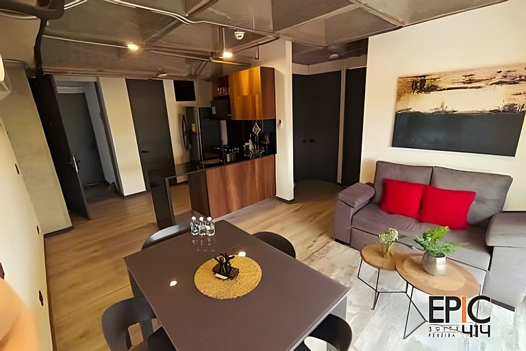 Epic Suite 414 Industrial Loft•2Hab+2Baños•Airport