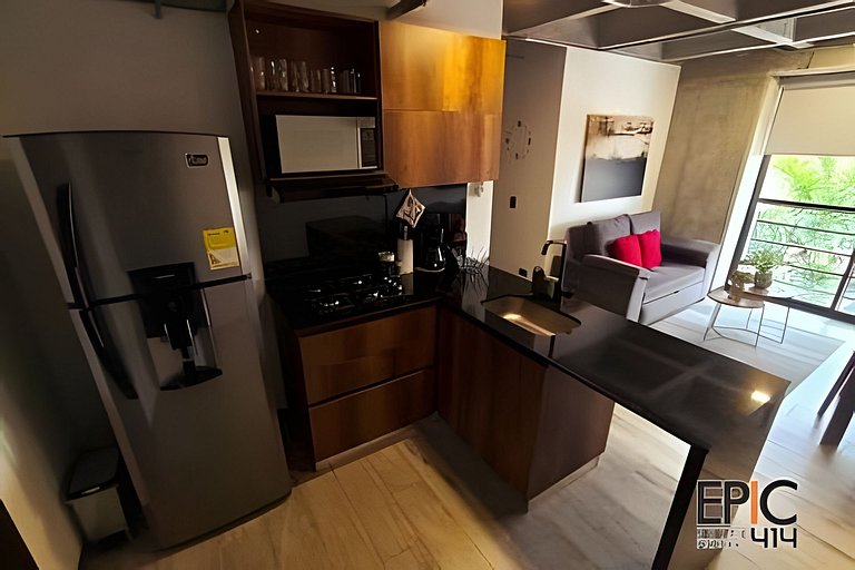 Epic Suite 414 Industrial Loft•2Hab+2Baños•Airport