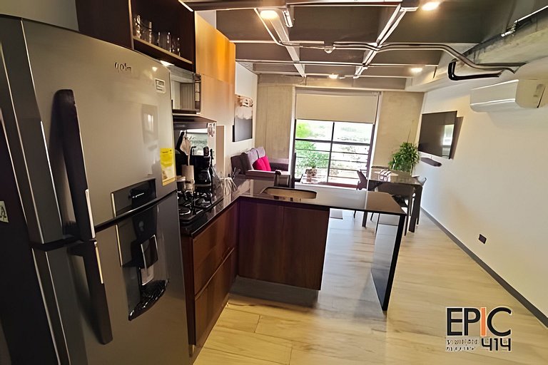 Epic Suite 414 Industrial Loft•2Hab+2Baños•Airport