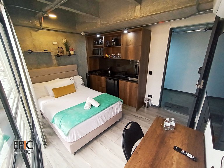 Epic 404 Studio Loft •Gran Vista •5 min Airport